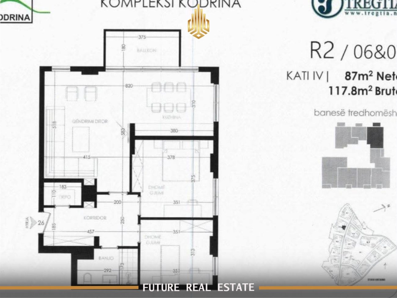 Wohnung zum verkauf – 2 schlafzimmer – Prishtinë – Rruga c lagjja kodrina (#{i+2})